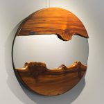 S710-2 Shield Mirror Summer Series with Sapphire Blue Resin Infills