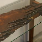 S808 Australian Scented Rosewood and Glass Top Console Table - Image 2