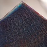 S849 "Rainbow Serpent" Camphor Laurel Console Table featuring Ripple Resin - Image 4