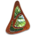 S607 Freeform Australian Red Cedar Mirror