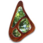 S608 Australian Red Cedar Freeform Mirror