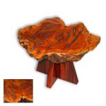 S854B Blue Gum Burl Coffee Table