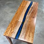 S861 Queensland Maple Silkwood Console Table - Image 2