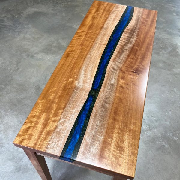 S861 Queensland Maple Silkwood Console Table - Image 2