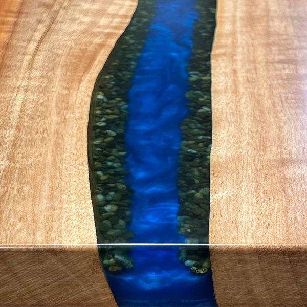 S861 Queensland Maple Silkwood Console Table - Image 3