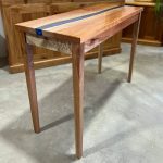 S861 Queensland Maple Silkwood Console Table - Image 4